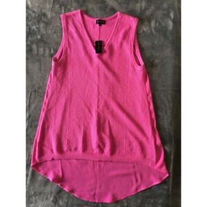 The Limited Women's Sleeveless Blouse Bright Pink Size Small NWT